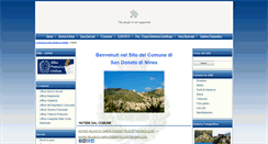 Desktop Screenshot of comune.sandonatodininea.cs.it