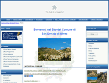 Tablet Screenshot of comune.sandonatodininea.cs.it